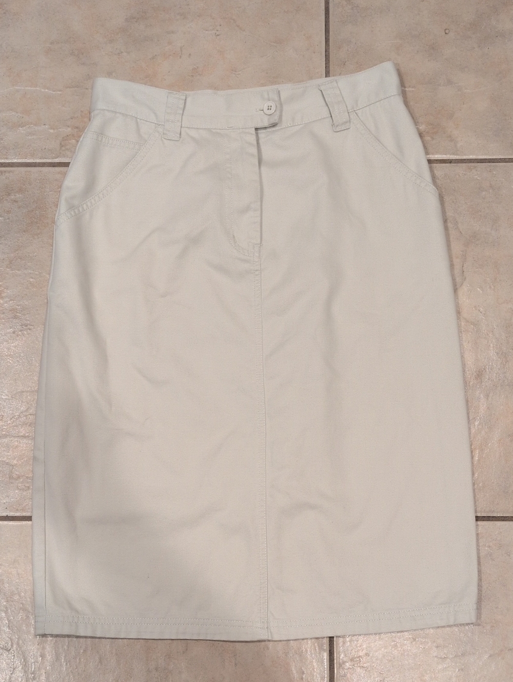 FRENCH CUFF Khaki Skirt Size 6